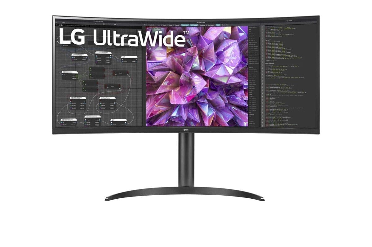 LCD 34" LG 34WQ75C Curved USBC hind ja info | Monitorid | hansapost.ee