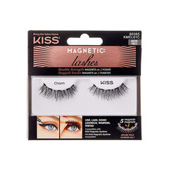 Клейкие ресницы Kiss My Face Magnetic Lashes Double Strength, магнитные водоросли, 01 Charm цена и информация | Накладные ресницы, керлеры | hansapost.ee