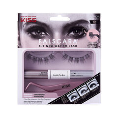 Kiss My Face Falscara Eyelash Starter Kit - Kit for applying false eyelashes hind ja info | Kunstripsmed, ripsmeliim ja ripsmekoolutajad | hansapost.ee