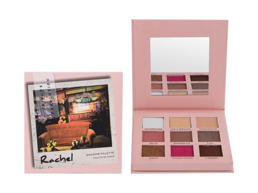 Makeup Revolution X Friends Eyeshadow Palette 9 g Rachel цена и информация | Lauvärvid, ripsmetušid ja silmapliiatsid | hansapost.ee