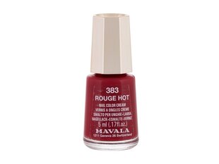Mavala Mini Color Cream Nail Polish - Nail polish 5 ml 383 Rouge Hot #A61D2D hind ja info | Küünelakid ja küünelakieemaldajad | hansapost.ee