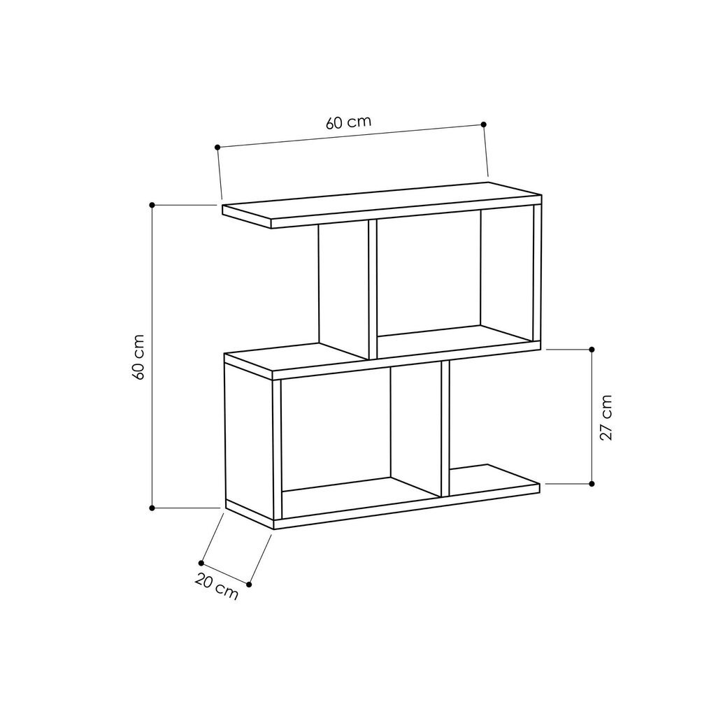 Diivanilaud Kalune Design 855(I), tumehall цена и информация | Diivanilauad | hansapost.ee