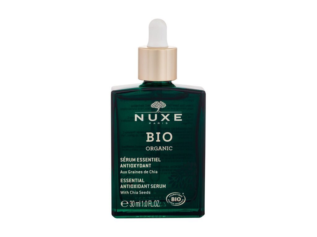 Kortsudevastane näoseerum Nuxe Bio Organic Essential Antioxidant Serum, 30 ml цена и информация | Näoõlid, ampullid ja seerumid | hansapost.ee