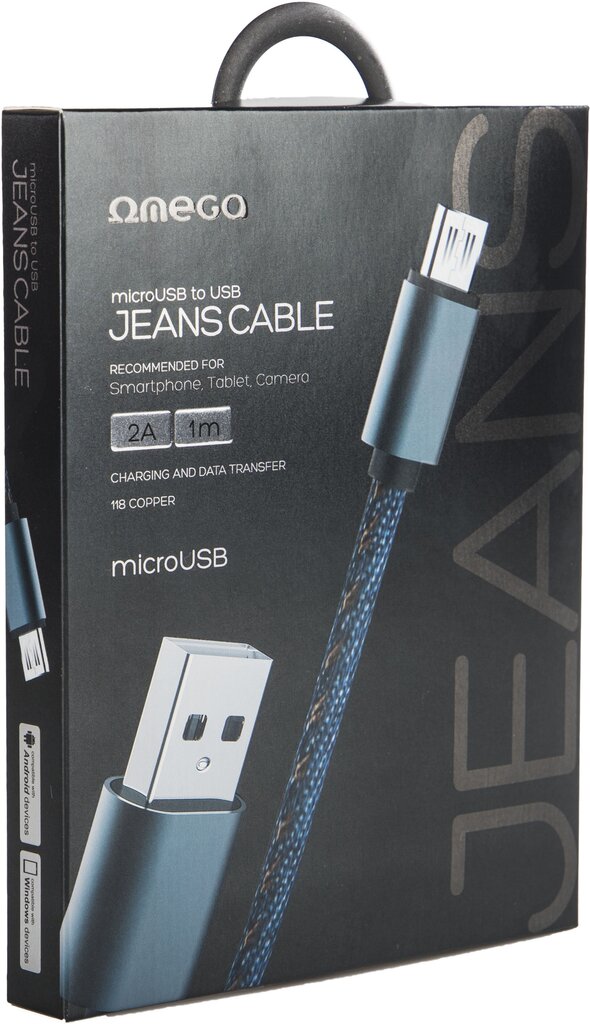 Omega 187289 usb 2.0 цена и информация | Juhtmed ja kaablid | hansapost.ee