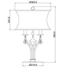 Настольная лампа Elstead Lighting Windsor WINDSOR-TL-GOLD цена и информация | Настольные лампы | hansapost.ee