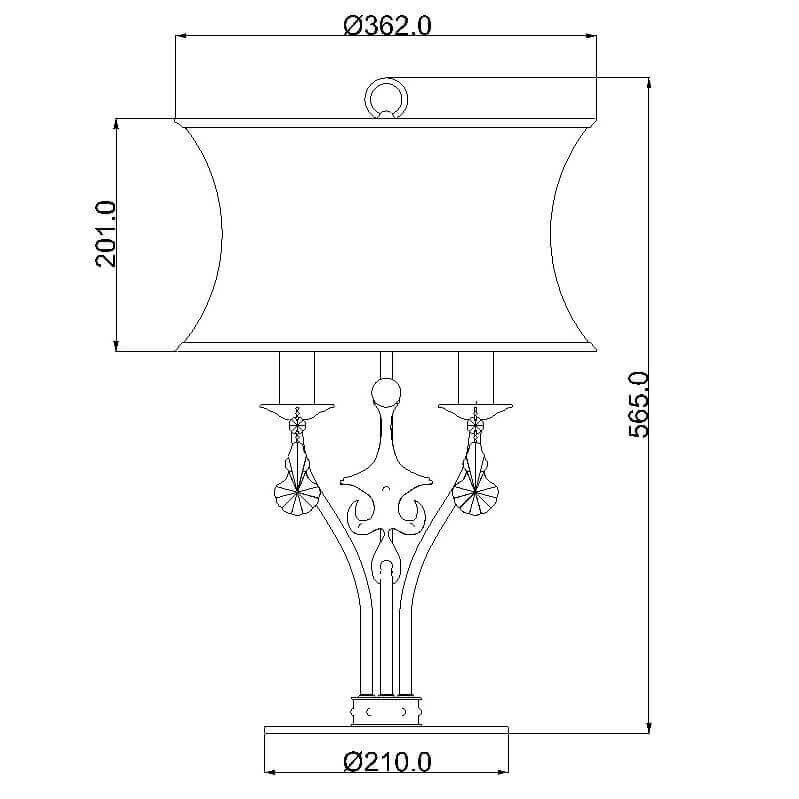 Laualamp Elstead Lighting Windsor WINDSOR-TL-GOLD hind ja info | Laualambid | hansapost.ee