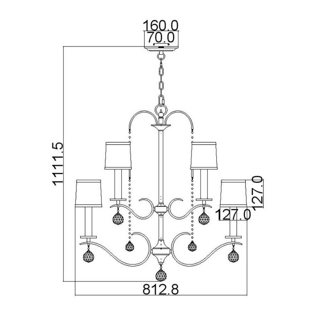 Rippvalgusti Elstead Lighting Whitney QZ-WHITNEY9 цена и информация | Rippvalgustid | hansapost.ee