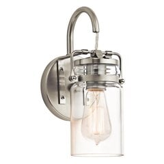 Seinavalgusti Elstead Lighting Brinley KL-BRINLEY1-NI цена и информация | Настенные светильники | hansapost.ee