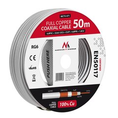 Антенный кабель Maclean MCTV-471 50 м цена и информация | Кабели и провода | hansapost.ee