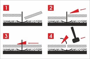 Plaatide tasandussüsteem – 100 klambrit – 1,5 mm – 7 – 15 mm – STANDARD – AWTOOLS hind ja info | AWTools Remondikaubad, sanitaartehnika ja kütteseadmed | hansapost.ee