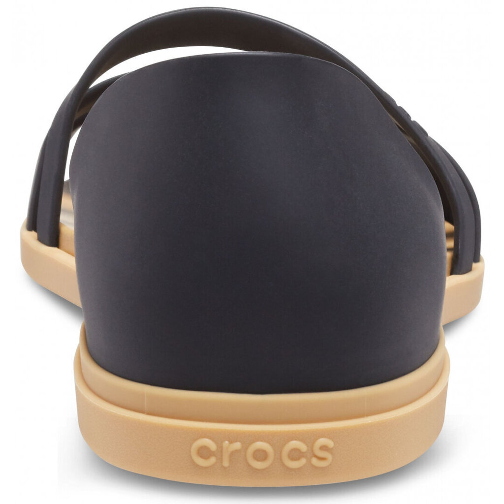 Crocs™ naiste vabaajajalatsid Tulum Open Flat Womens, must hind ja info | Plätud ja sussid naistele | hansapost.ee