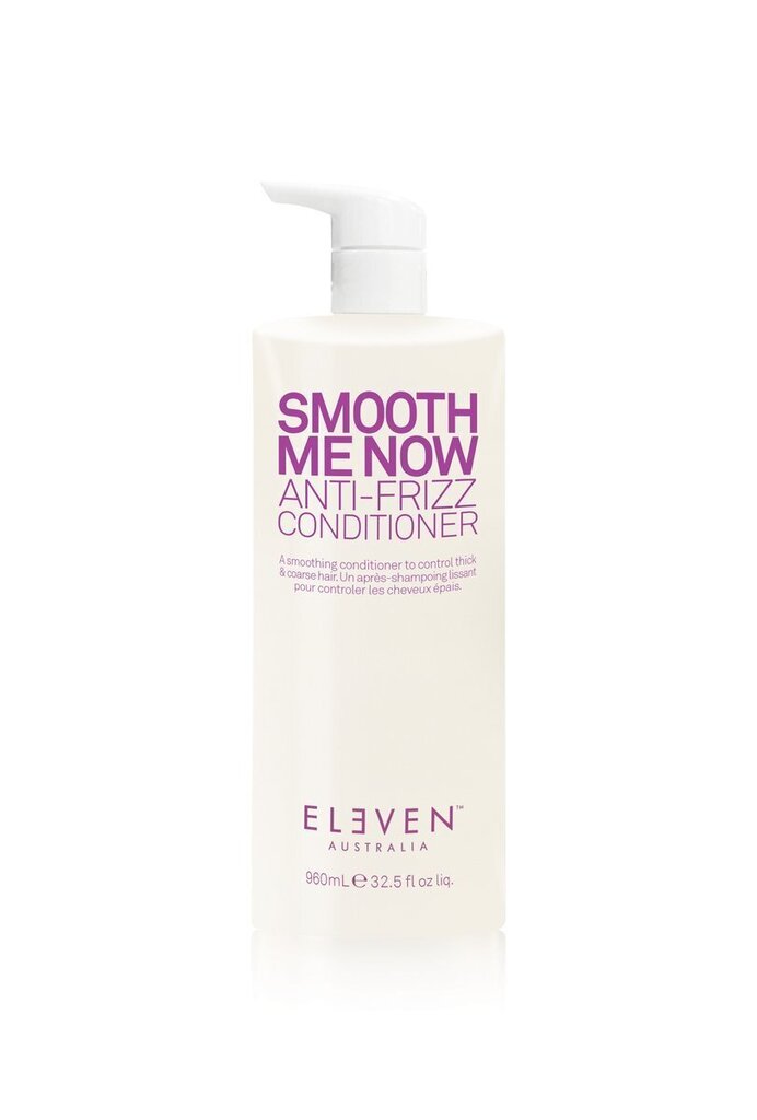 Palsam Eleven australia smooth me now anti frizz kondicionierius thick unruly hair 1000 ml hind ja info | Palsamid | hansapost.ee