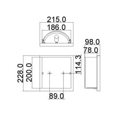 Seinavalgusti Elstead Lighting Daphne HK-DAPHNE1-BATH цена и информация | Настенные светильники | hansapost.ee