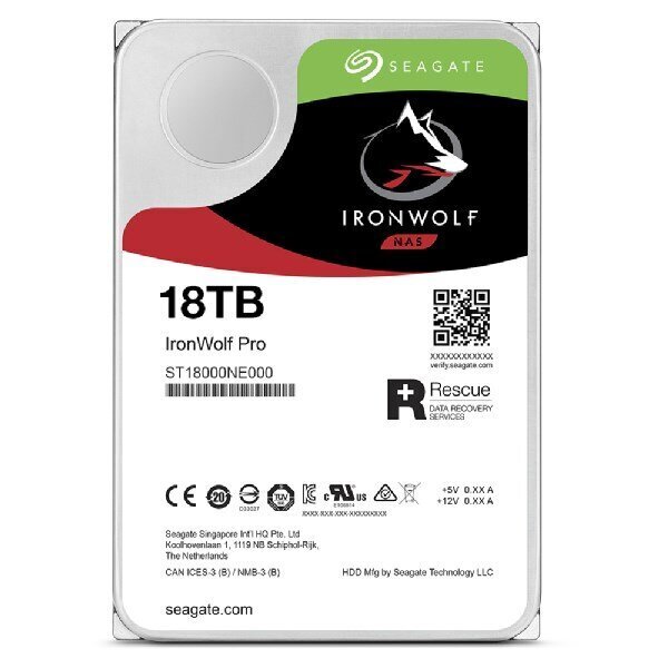 Seagate IronWolf Pro, 18TB (ST18000NT001) цена и информация | Sisemised kõvakettad | hansapost.ee