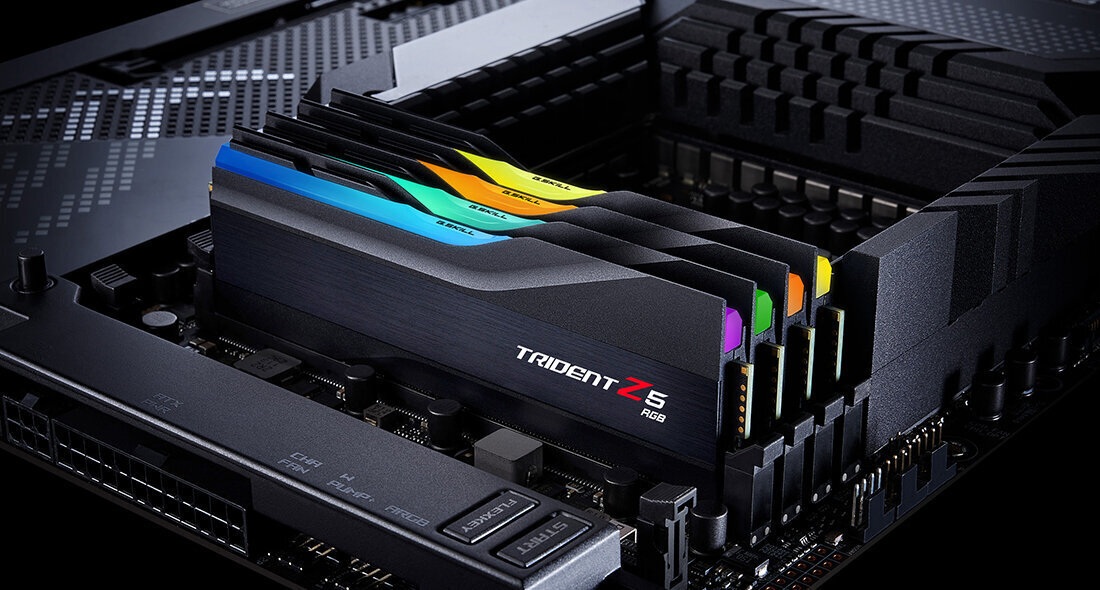 G.Skill Trident Z5 RGB, 32GB (2x16GB), DDR5, 6000MHz, Black (F5-6000J3238F16GX2-TZ5RK) hind ja info | Operatiivmälu | hansapost.ee