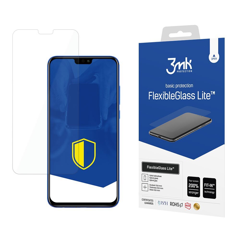 Honor 8x - 3mk FlexibleGlass Lite™ hind ja info | Ekraani kaitseklaasid ja kaitsekiled | hansapost.ee