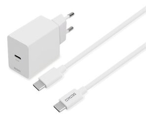 Deltaco USB-C 1x USB-C PD 20 W, 1 m hind ja info | Laadijad mobiiltelefonidele | hansapost.ee