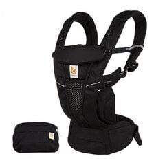 ERGObaby kandekott Omni Breeze, onyx black, BCZ360PONYX price and information | Belly bags, carrier bags | hansapost.ee