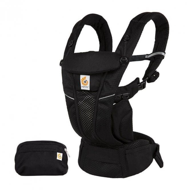 ERGObaby kandekott Omni Breeze, onyx black, BCZ360PONYX hind ja info | Kõhukotid, kandekotid | hansapost.ee