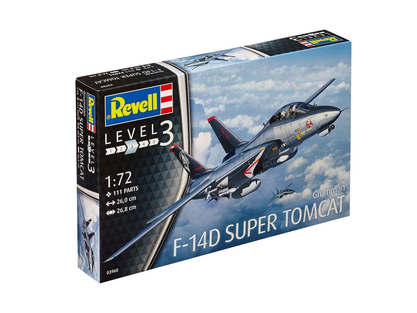 Lennuk Revell F14D Super Tomcat, hall hind ja info | Mänguasjad poistele | hansapost.ee