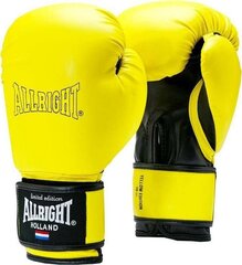 Боксерские перчатки Allright LIMITED EDITION 12oz желтого цвета цена и информация | Бокс | hansapost.ee