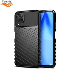 TakeMe Thunder TPU üliõhuke tagakaane ümbris Xiaomi 12 / 12X Black jaoks hind ja info | Telefonide kaitsekaaned ja -ümbrised | hansapost.ee