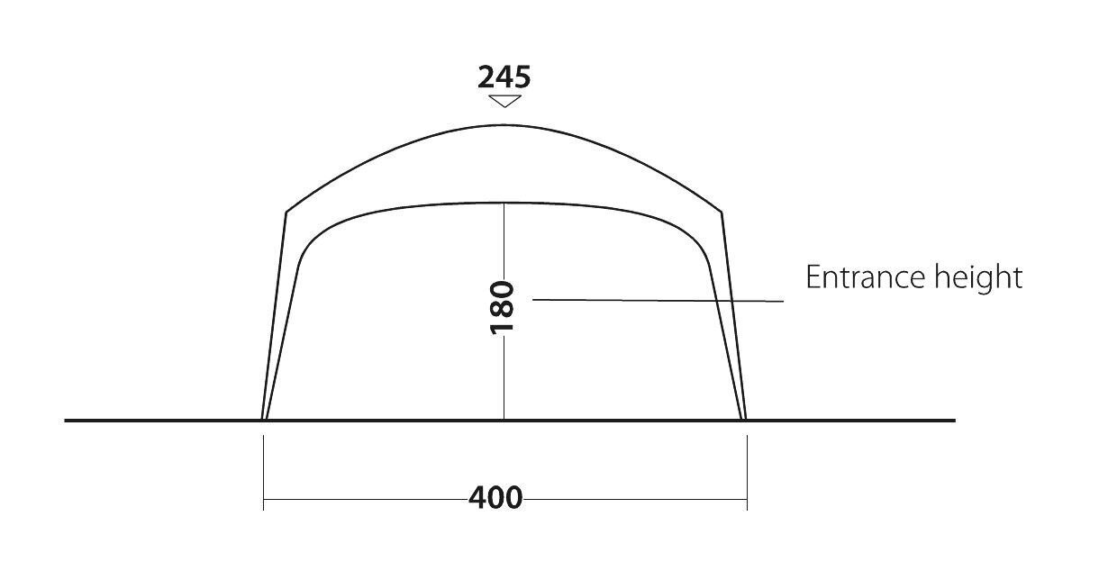 Paviljon Outwell Event Lounge XL, hall/must hind ja info | Telgid | hansapost.ee