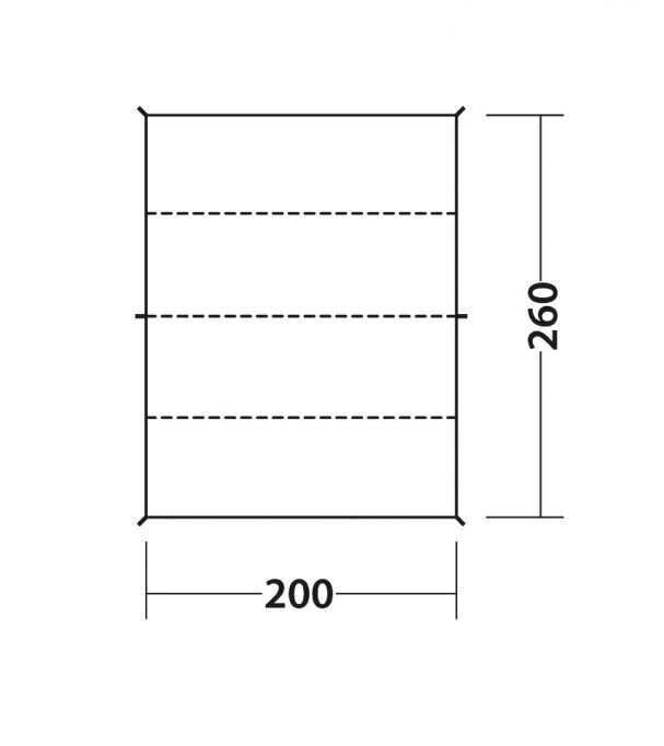 Telk Easy Camp Cliff, 260x200x150 cm, hall/beež värv hind ja info | Telgid | hansapost.ee