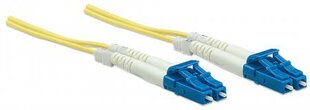 Оптоволоконный кабель Intellinet OS2 9/125 SM LC-LC  Duplex 10м цена и информация | Кабели и провода | hansapost.ee