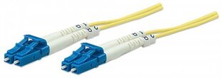 Оптоволоконный кабель Intellinet OS2 9/125 SM LC-LC  Duplex 10м цена и информация | Кабели и провода | hansapost.ee