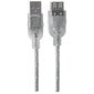 Kaabel Manhattan Hi-Speed USB Extension A-A M/F 4,5m hõbedane цена и информация | Juhtmed ja kaablid | hansapost.ee