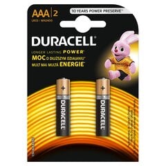 Duracell AAA LR03 1.5V Alkaline долгосрочные батарейки MN2400 Эконом-упаковка (12шт.) цена и информация | Батарейки | hansapost.ee