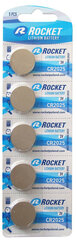 Rocket Lithium CR2025 батарейки 5 шт цена и информация | Батарейки | hansapost.ee