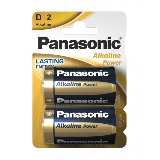 Panasonic patarei Alkaline LR20 (D) hind ja info | Patareid | hansapost.ee