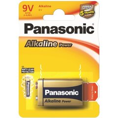 Батарейки Panasonic Alkaline 6LR61 (9В) цена и информация | Батареи | hansapost.ee