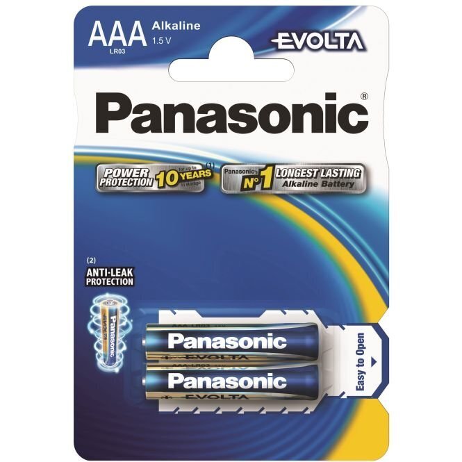 Panasonic patarei Evolta LR03 (AAA) hind ja info | Patareid | hansapost.ee