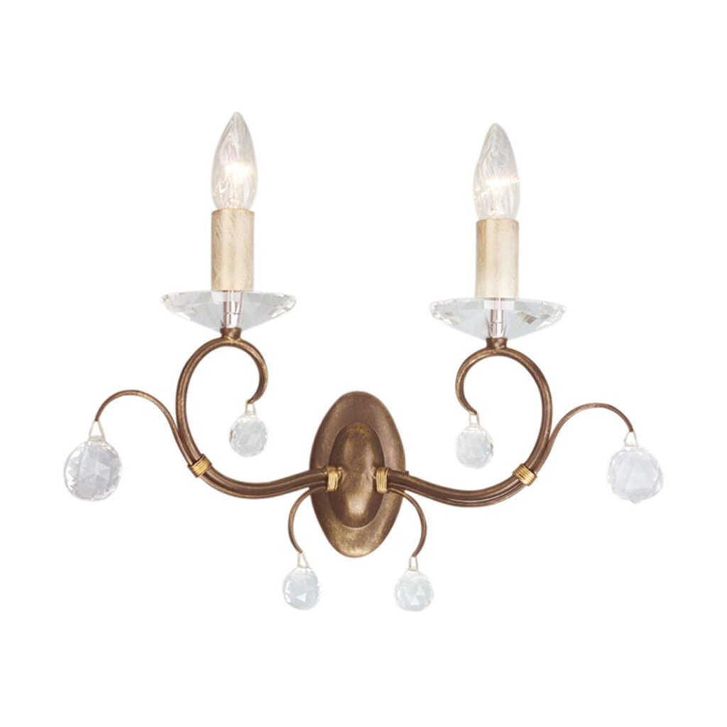 Seinavalgusti Elstead Lighting Lunetta LUN2-BRONZE hind ja info | Seinavalgustid | hansapost.ee