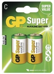 Aккумулятор GP Super LR14 (C) UE2 цена и информация | Батарейки | hansapost.ee