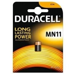 Duracell MN11 6V Alkaline Long Lasting Power Batteries (E11A) (1pcs) hind ja info | Duracell Remondikaubad, sanitaartehnika ja kütteseadmed | hansapost.ee