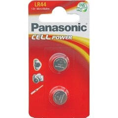 Panasonic батарейки LR44L/2BB цена и информация | Батерейки | hansapost.ee