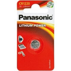 Patareid Panasonic CR1220/1B hind ja info | Patareid | hansapost.ee