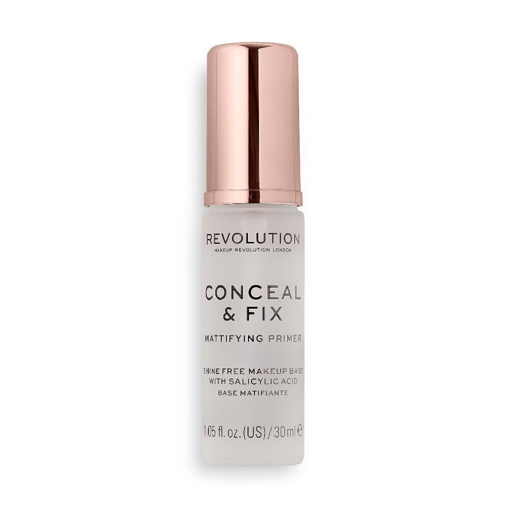 Meigialuskreem Makeup Revolution Conceal and Define Mattifying Primer, 30ml цена и информация | Jumestuskreemid ja puudrid | hansapost.ee