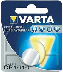 Литиевая батарейка таблеточного типа Varta CR1616 CR1616 3 V 55 mAh цена и информация | Батарейки | hansapost.ee