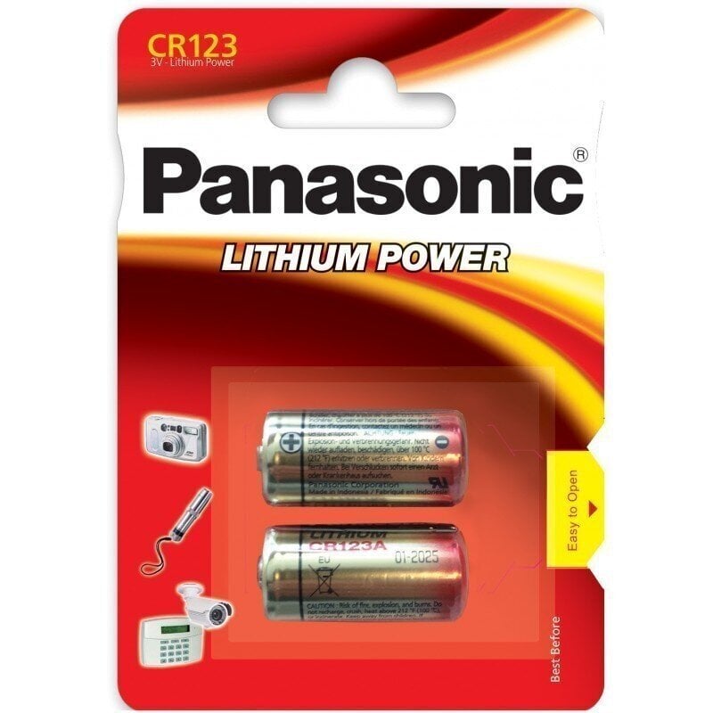 Liitiumpatareid Panasonic CR-123AL/2B hind ja info | Patareid | hansapost.ee