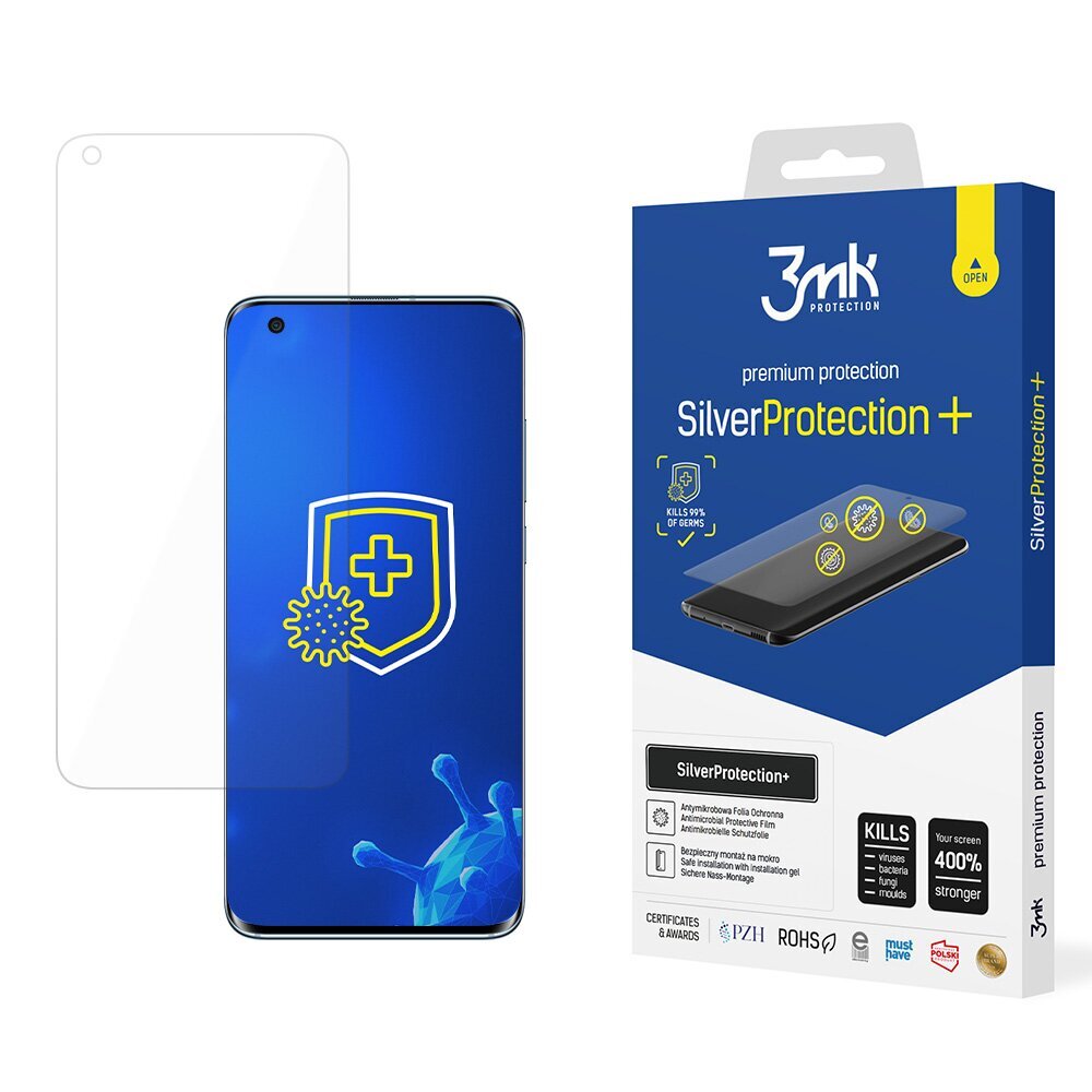 Ekraanikiatse Xiaomi Mi 10/Mi 10 Pro - 3mk SilverProtection+ screen protector hind ja info | Ekraani kaitseklaasid ja kaitsekiled | hansapost.ee