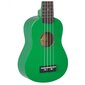 Sopran ukulele komplekt VIBE UK21, roheline цена и информация | Kitarrid | hansapost.ee