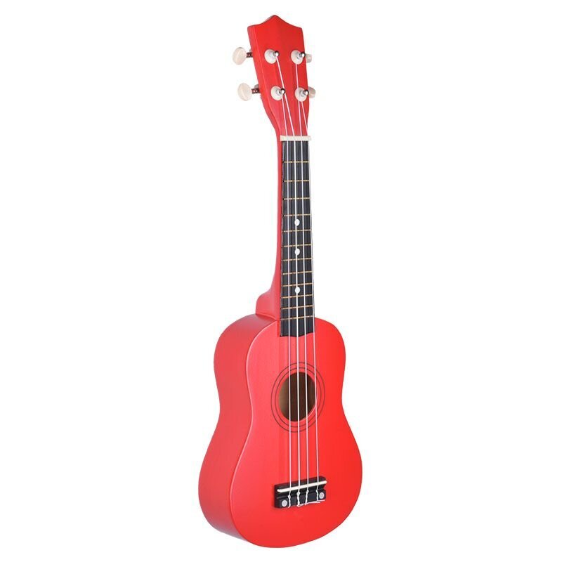 Sopran ukulele komplekt NN UK 01, punane цена и информация | Kitarrid | hansapost.ee