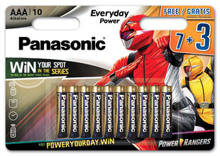 Panasonic Everyday Power patarei LR03EPS/10BW (7+3) hind ja info | Patareid | hansapost.ee