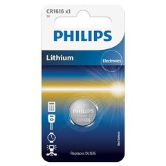 Батарейки PHILIPS Lithium CR1616 3V цена и информация | Батарейки | hansapost.ee