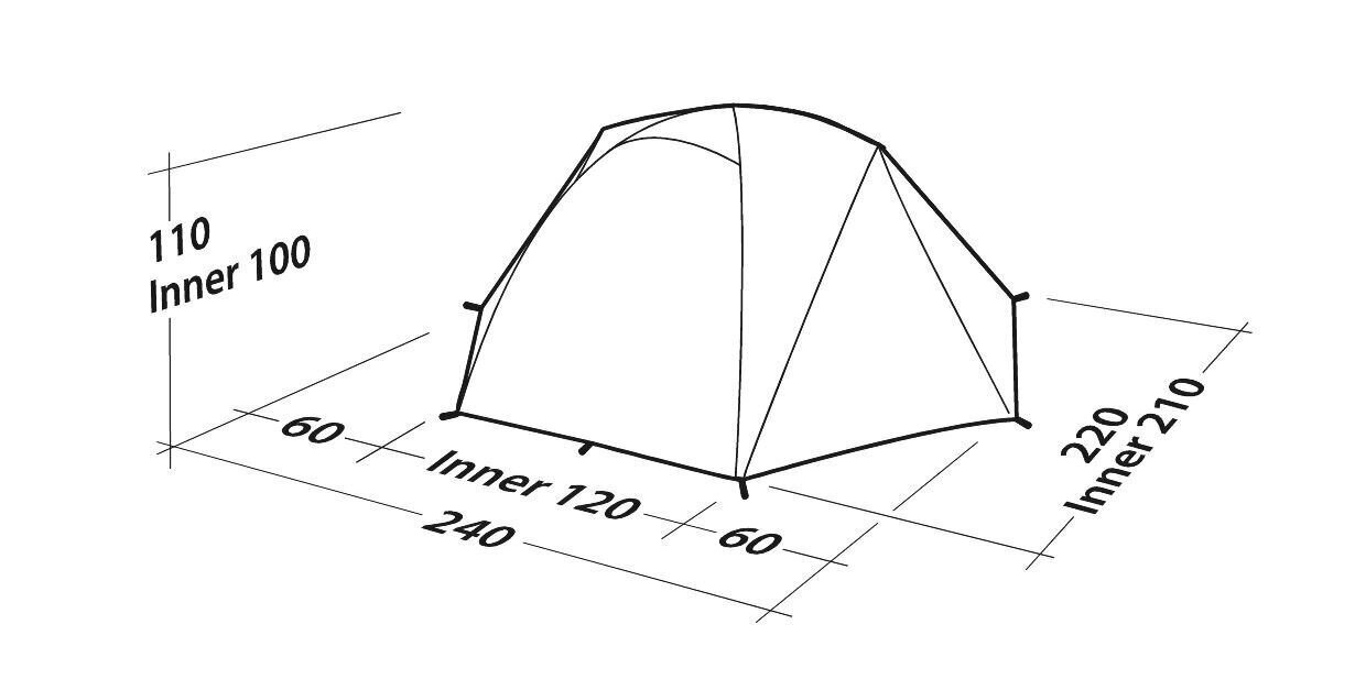 Telk Robens Boulder 2, sinine hind ja info | Telgid | hansapost.ee